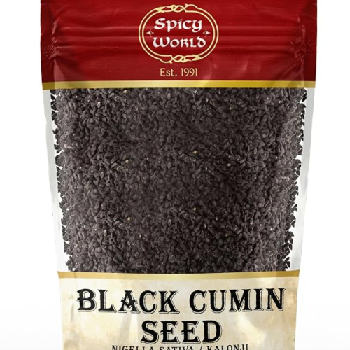 Spicy World Black Cumin Seeds 7oz - Nigella Sativa - Resealable bag | Whole Seed (Kalonji) Great for Health, Making Black Seed Oil & More!